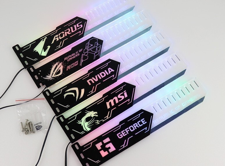 ARGB GPU Bracket Holder & Graphics Card Support Asus MSI Aorus Gigabyte5V 3pin