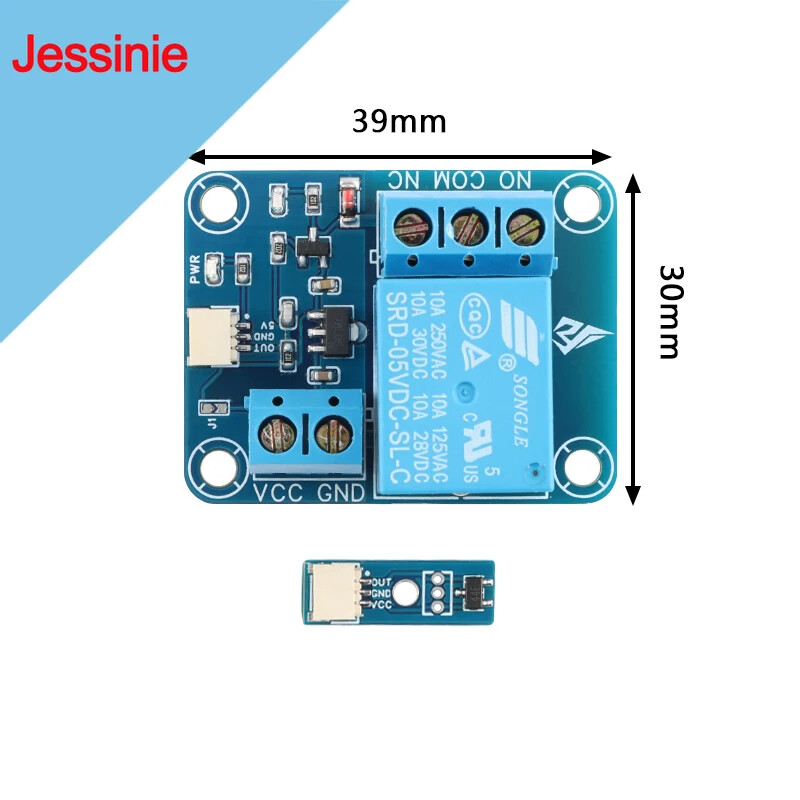 3144E Hall Effect Sensor Relay Module Magnetic Switch 5-24VDC 10A