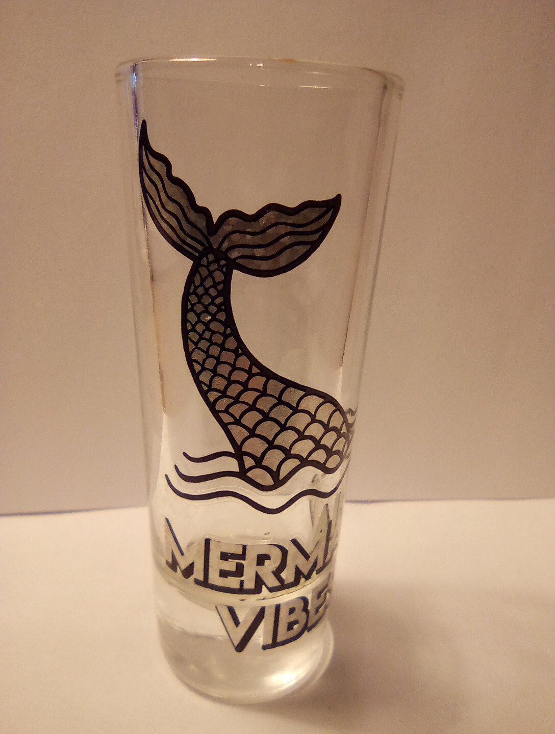 MERMAID VIBES LOGO LARGE SHOT GLASS GREAT FOR ANY COLLECTION!