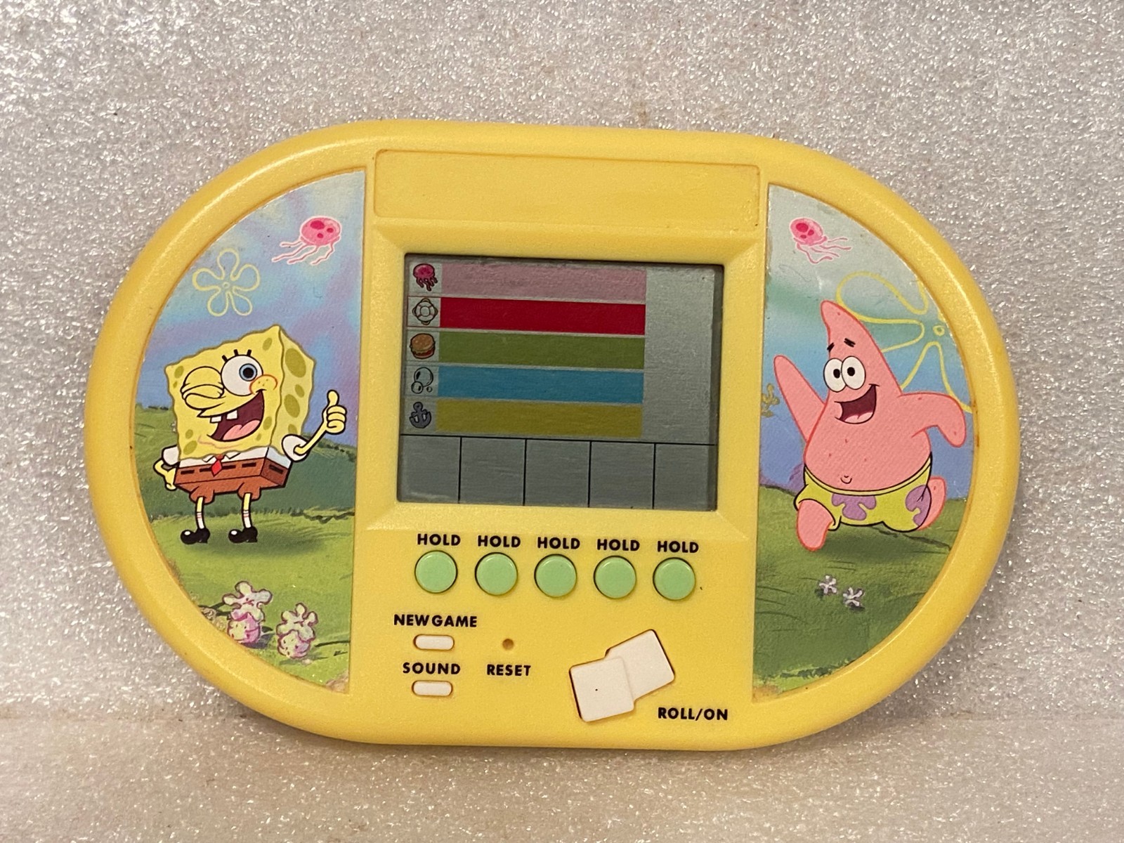 2005 SpongeBob Squarepants Yahtzee Jr Electronic Handheld  *Pre-Owned w/Wear* s2