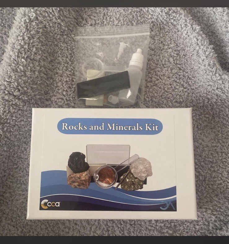 CCA Rocks & Minerals Kit Specimen Collection Boxed Educational Set Ages 12+