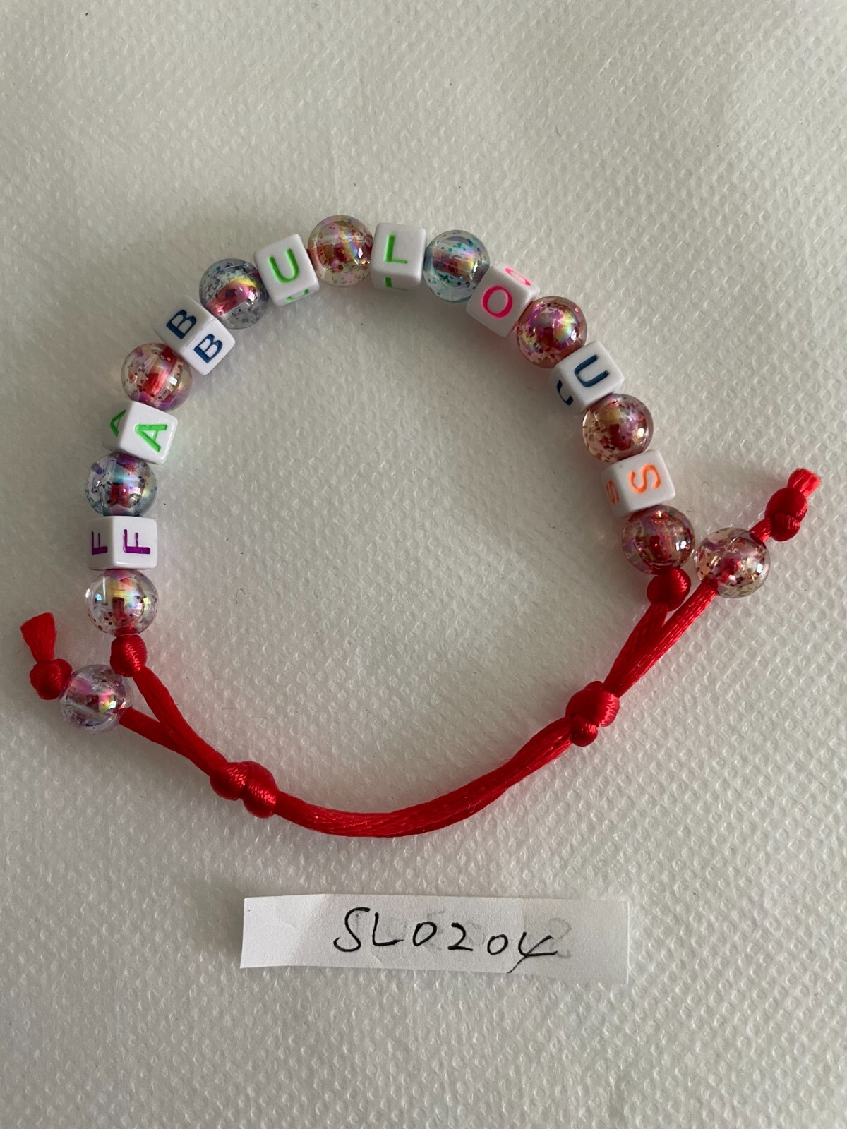 Bracelets acrylic bead handmade fabulous