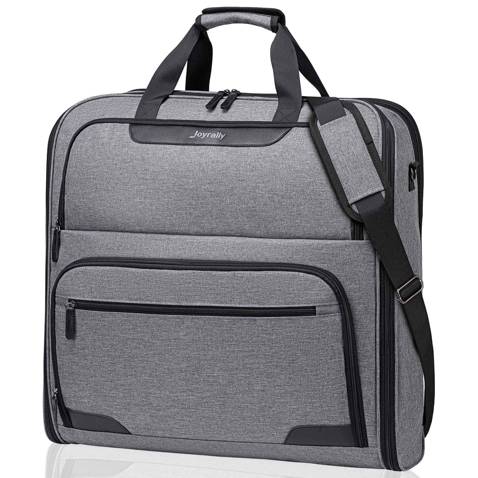 Garment Bags for Travel, Double Layered Carry on Garment Bag with Shoulder St