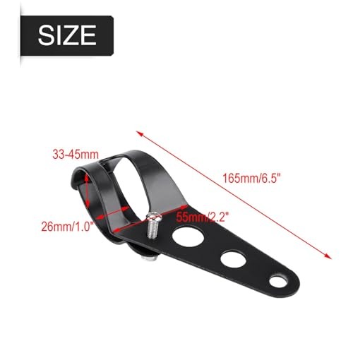 Motor Headlight Mount Brackets Fork Ear, 33-45mm Fork Headlight Mounting