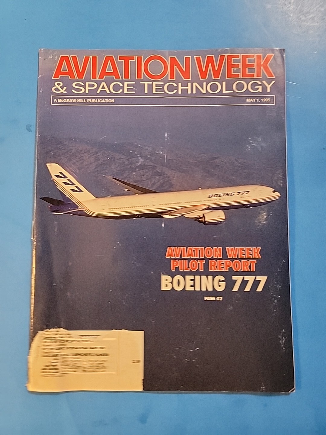 AVIATION WEEK & SPACE TECHNOLOGY MAY 1, 1995
