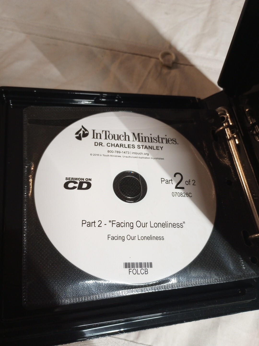 Charles F.Stanley Facing Our Loneliness - 2-Sermon Set - CD