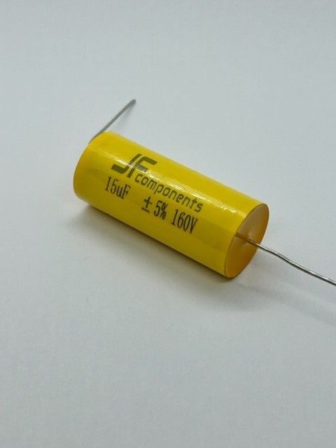 JFcomponents 15uF 160V-Y MKP Metallized Poly Capacitor for crossover. USA