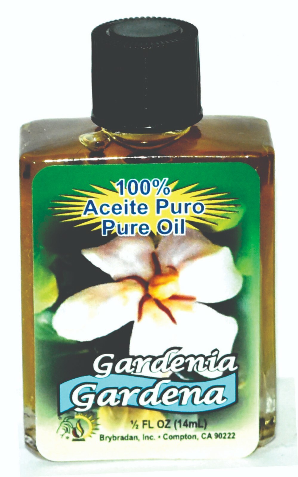 BRYBRADAN GARDENIA PURE OIL - GARDENIA ACEITE PURO 1/2OZ 1 3 6 12 PCS