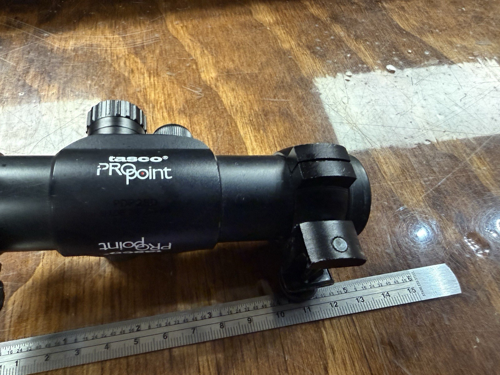 Tasco PDP2 Pro Point Red Dot Sight Scope PDP2BD With Rings
