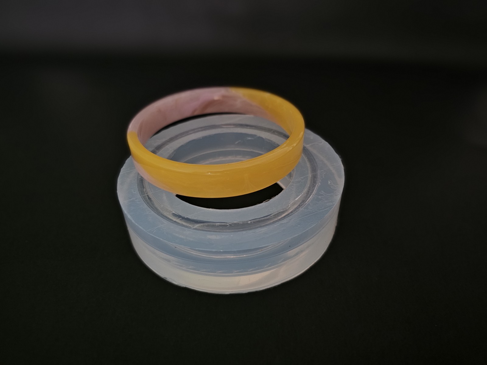 ROUND BRACELET CLEAR SILICONE MOLD, SMOOTH SHINY BRACELET