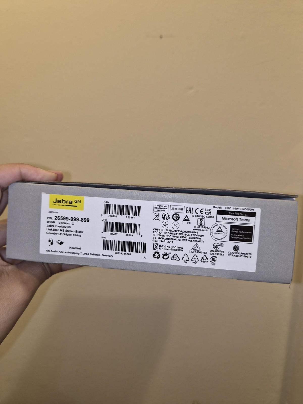 Jabra Evolve2 65 Link 380c