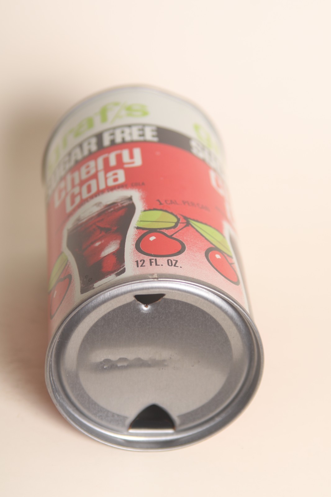 Graf/s Sugar Free Cherry Cola soda can
