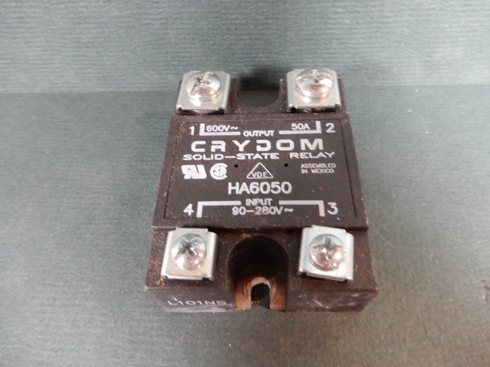Crydom HA6050 Solid State Relay 90-280VAC Input 600V 50A Output NOS?