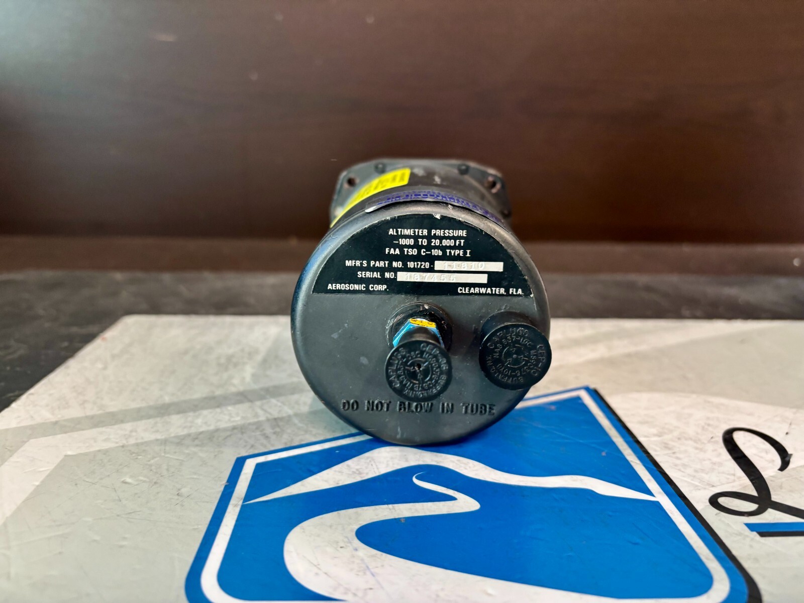 Altimeter Indicator 101720-11810 w/ April 2025 Inspected 8130