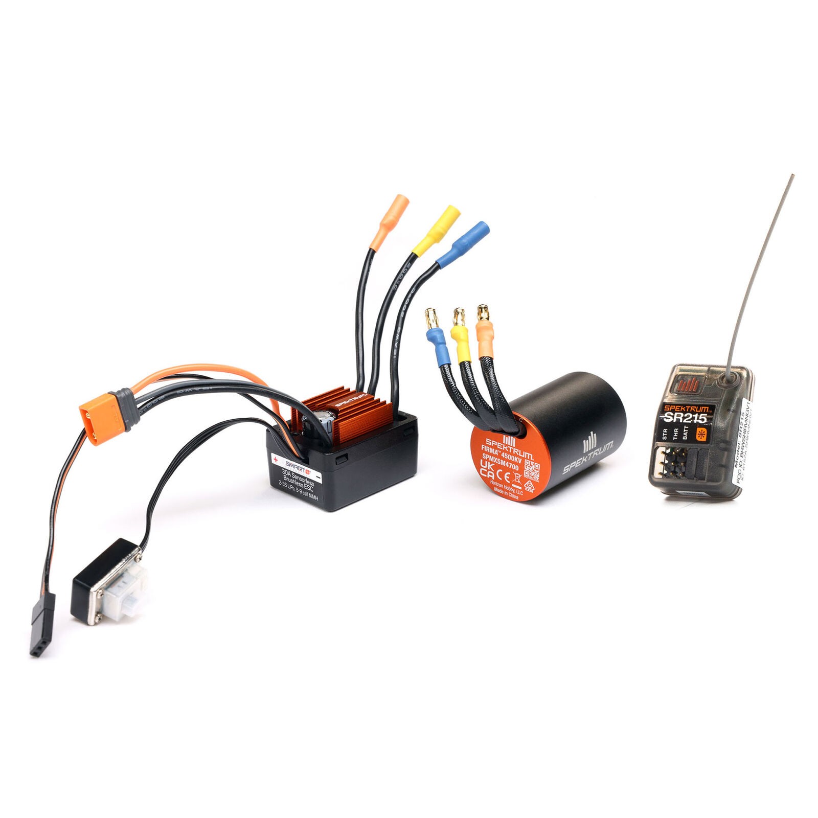 Spektrum SPMXSEMC25 Firma Brushless Motor/ESC/Receiver Combo 4500Kv Losi NASCAR