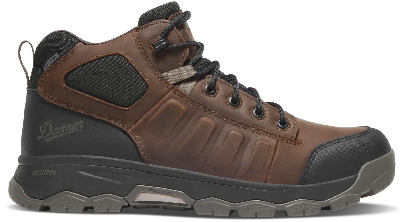 Danner Men's Wheat Ridge 4.5" Brown Leather Waterproof Work Boot 18500