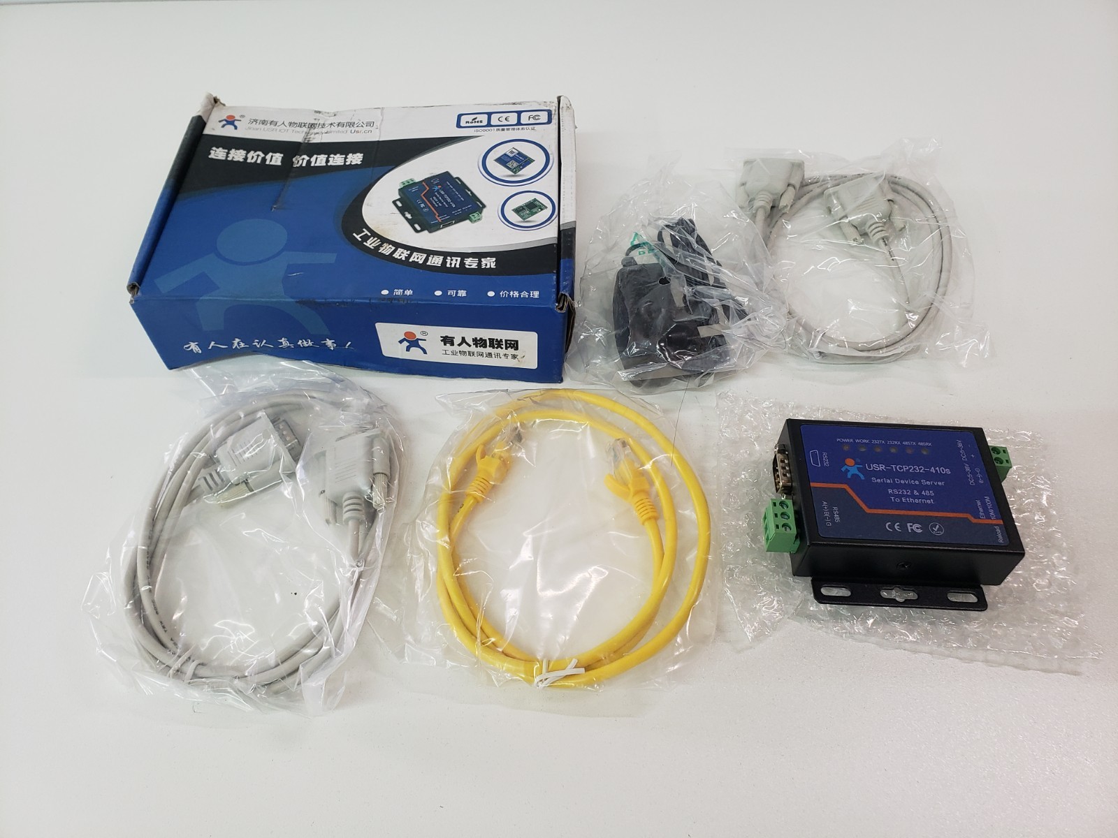 UNUSED - USR-TCP232-410S Serial Device Server Ethernet