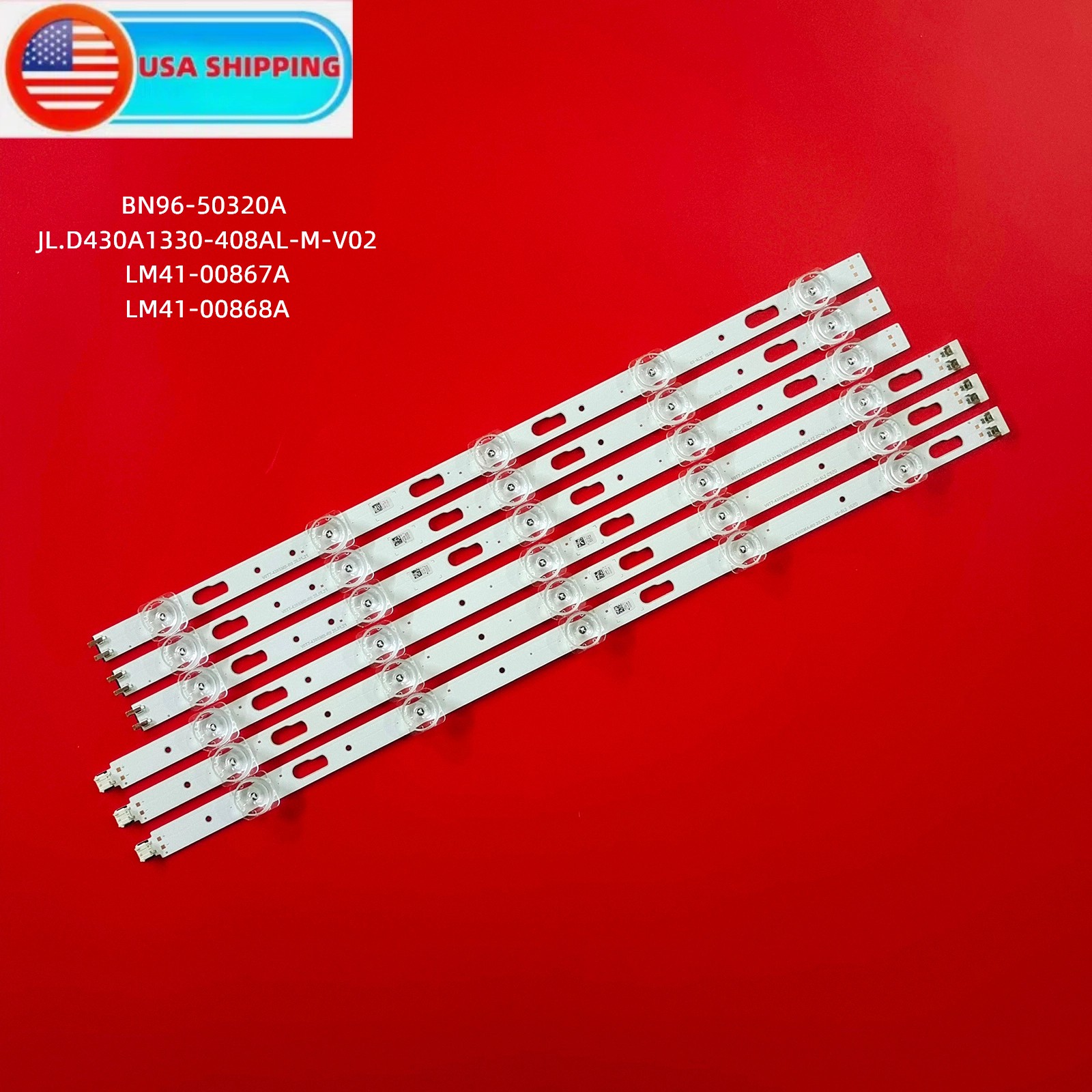 New LED Strips For Samsung UN43TU7000 UN43TU7000B UN43AU7700G UN43AU7700
