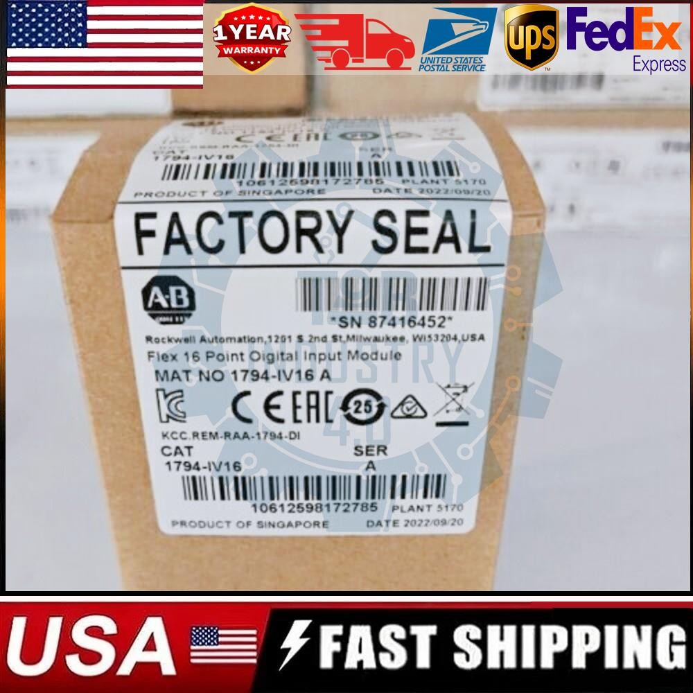 New AB 1794-IV16 Flex 16 Pt Digital Input Module AB 1794IV16 US Free Tax