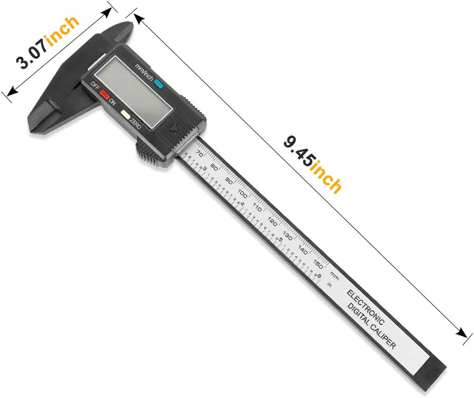 Calibre Digital Acero Inoxidable Calibrador Pie De Rey Con Pantalla LCD Yestuche