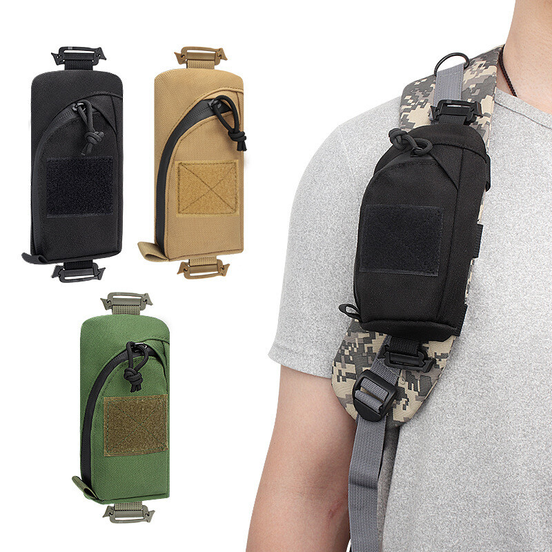 Tactical Backpack Shoulder Strap Accessory Pouch Molle Bag EDC Tool Pockets US