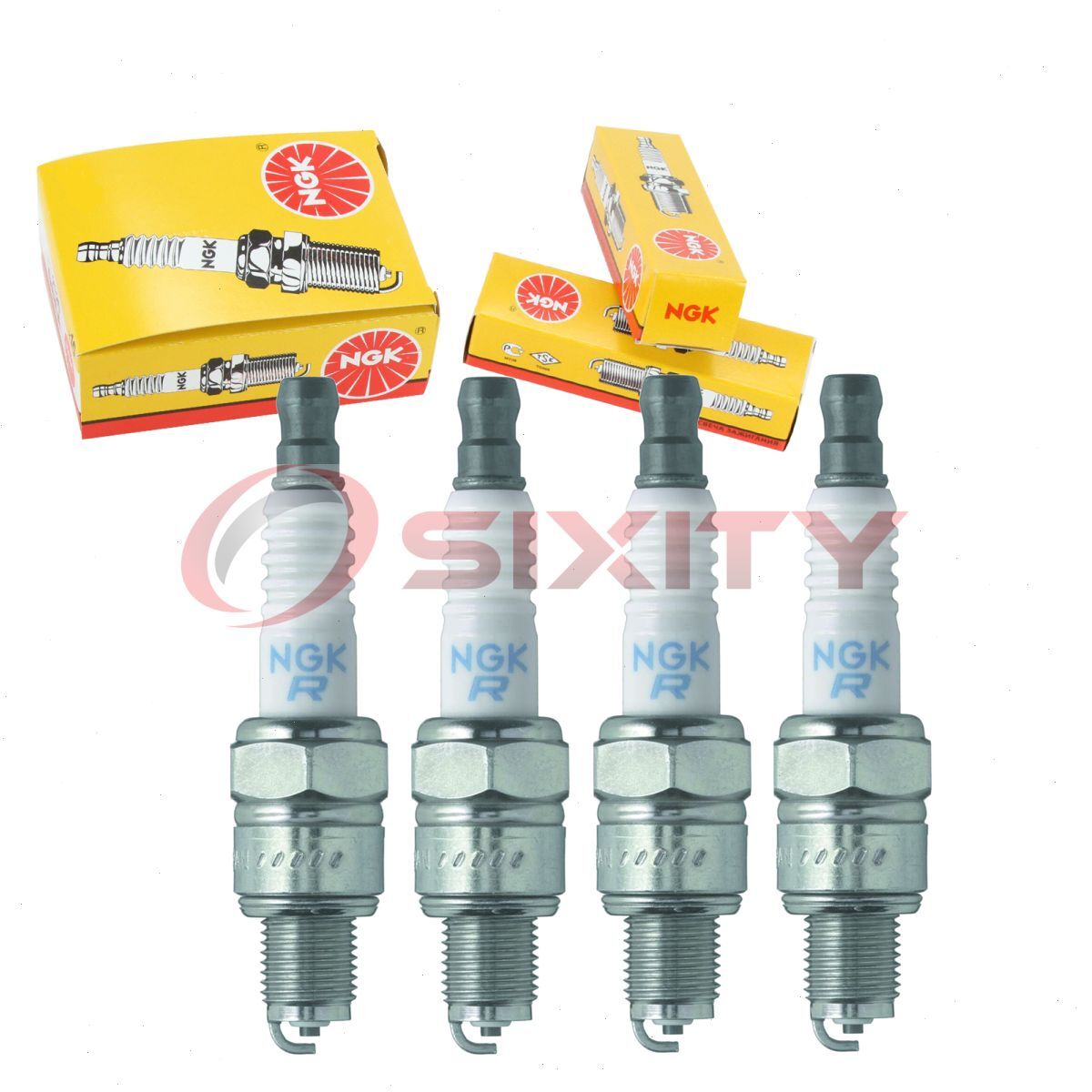 4 pc NGK 6500 CR6HSB Standard Spark Plugs for Z9YC 94709-00372 94702-00372 xb