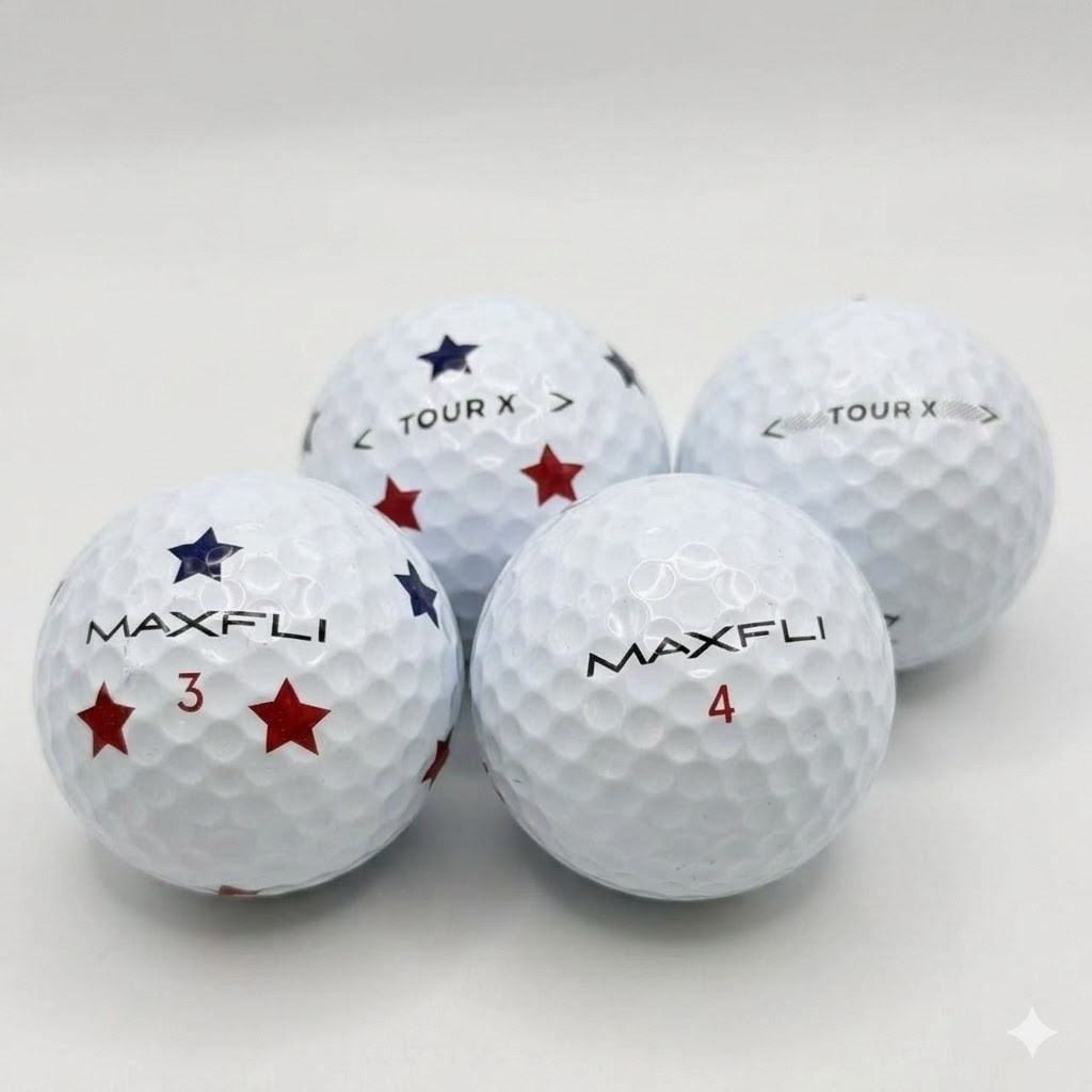 Maxfli Tour X Used Golf Balls Assorted 4A Near Mint AAAA White 12 / 24 Pack Bulk