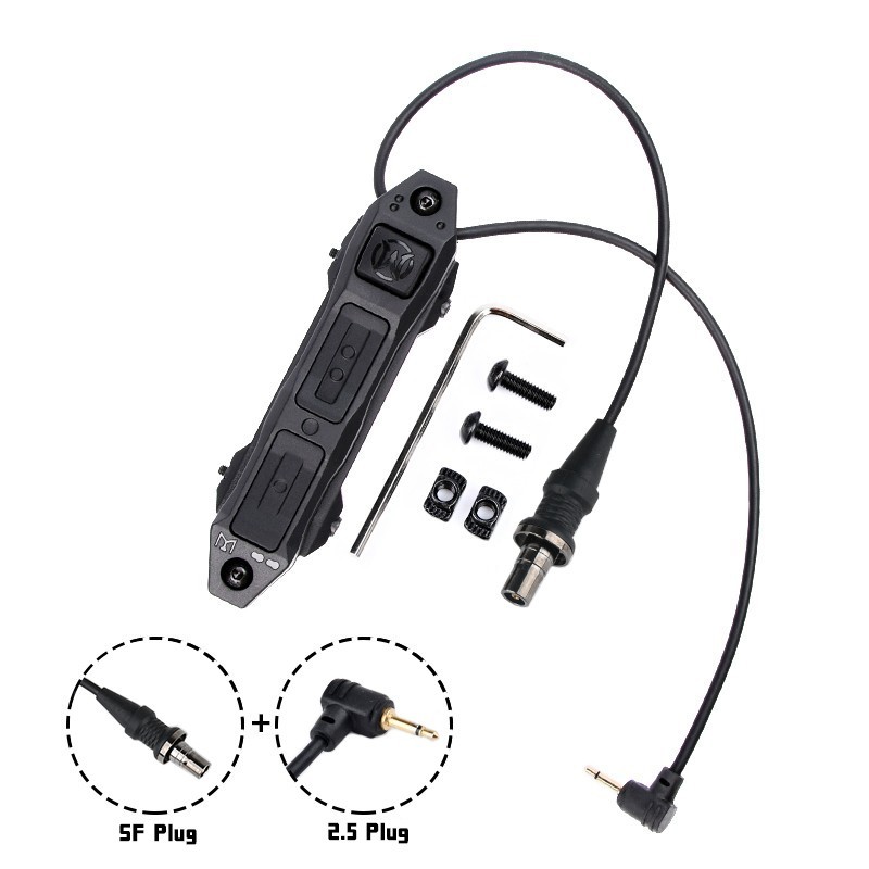 Laser & SureFir Flashlight Pessure Remote Switch SF/2.5/3.5 Plug Dual Function
