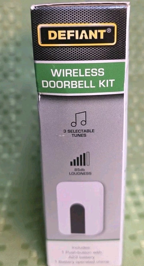 Defiant Wireless Plug-in Doorbell Kit