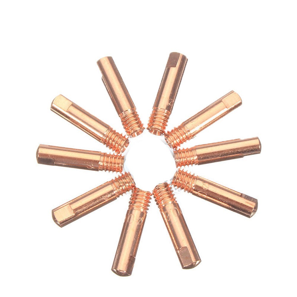 10 Pack Copper Contact Tips 039 Diameter for Mig Welding Torch For 15AK