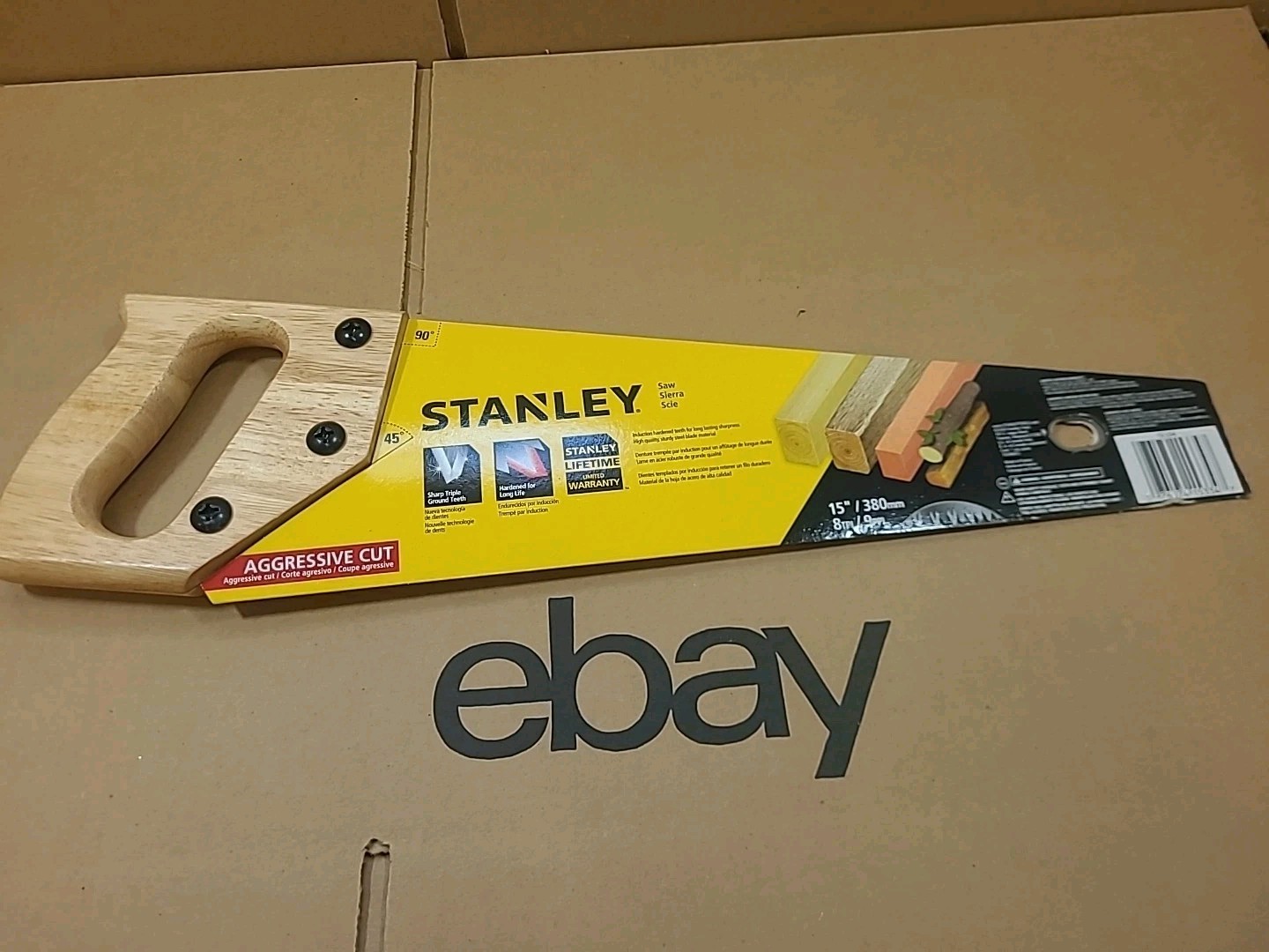 Stanley 15" Aggressive Cut Saw, Brand New Tool 15-334