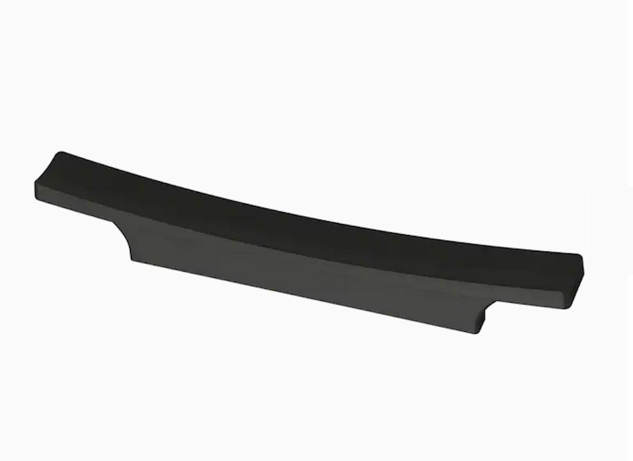 3" or 3-3/4" Flared Square Dual Mount Pull Flat Black