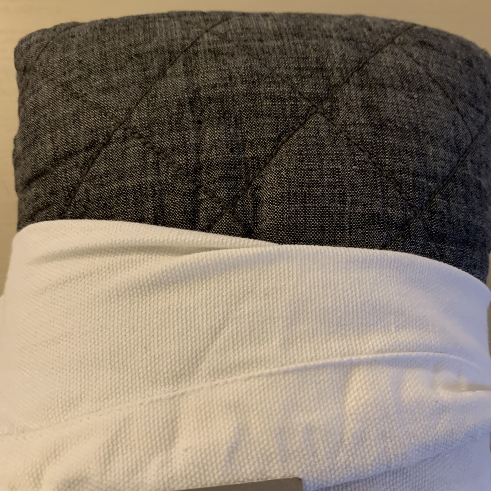RH Teen Watercolor Grey Cotton Pillow Sham 26”x26”