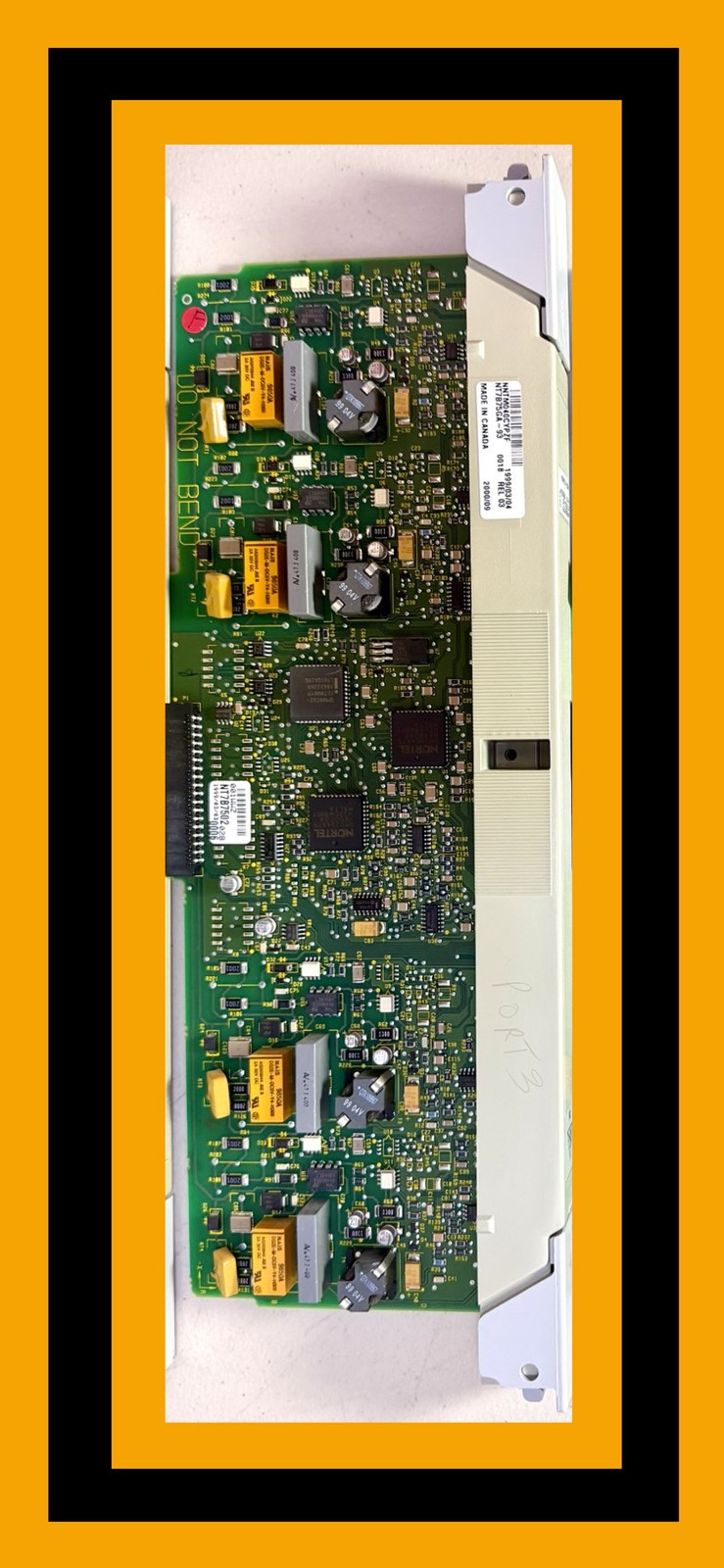 NORTEL NT7B75GA-93 ANALOG TRUNK CARD 4-PORT #806-1-9