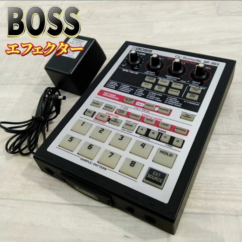 Boss SP-303 Dr. Sample Portable Phrase Sampler Tested And working