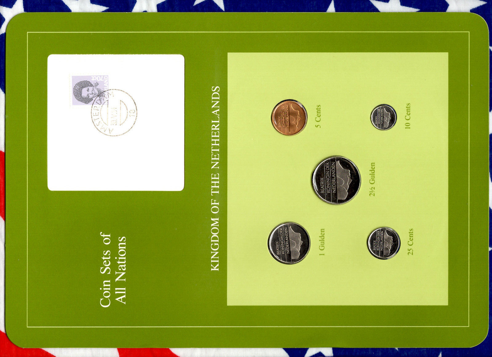 Coin Sets of All Nations Netherlands UNC 1983-1984 2.5,1 Gulden 1983