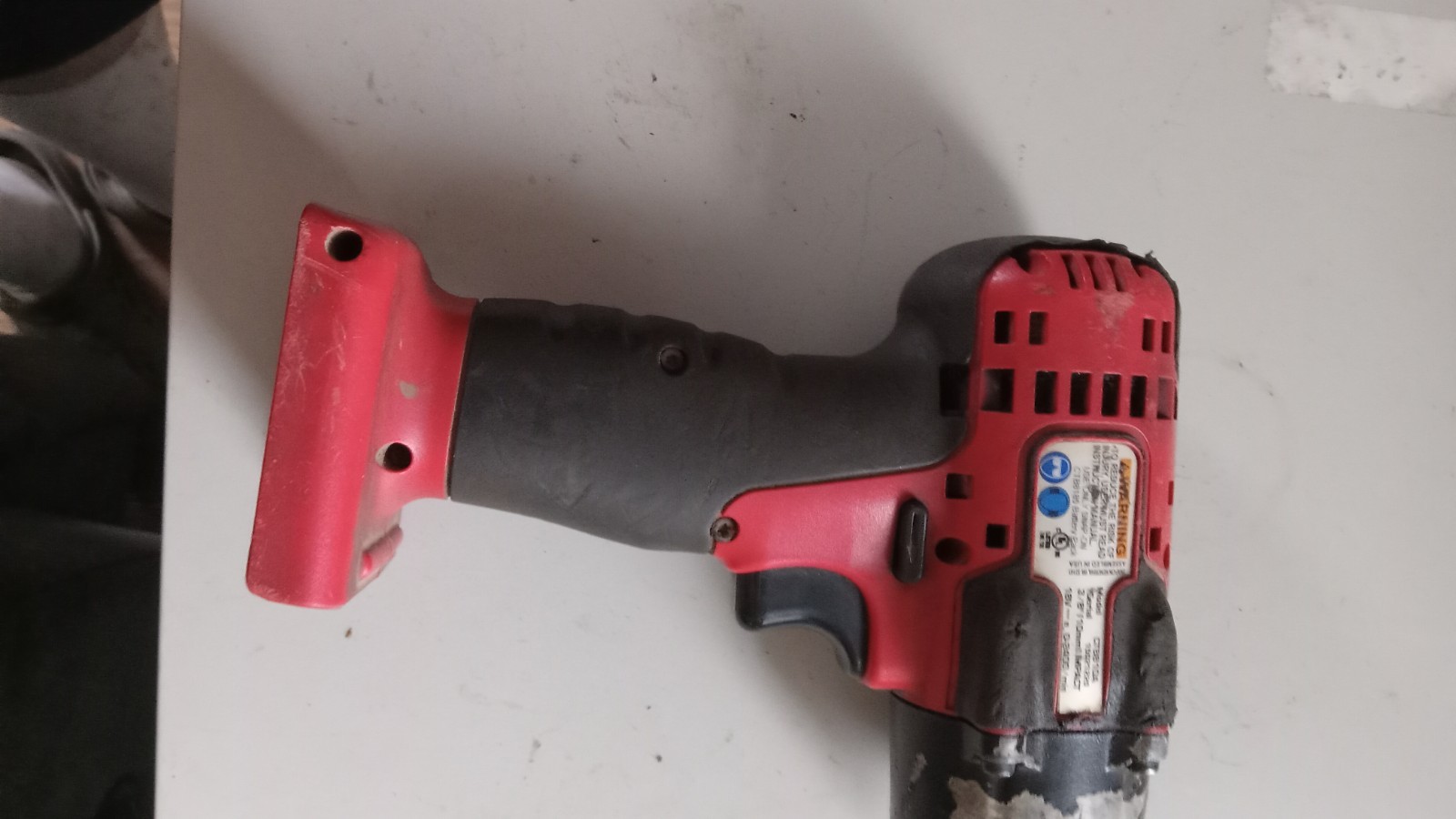 used snap on 18 volt cordless 8810 impact wrench 3/8