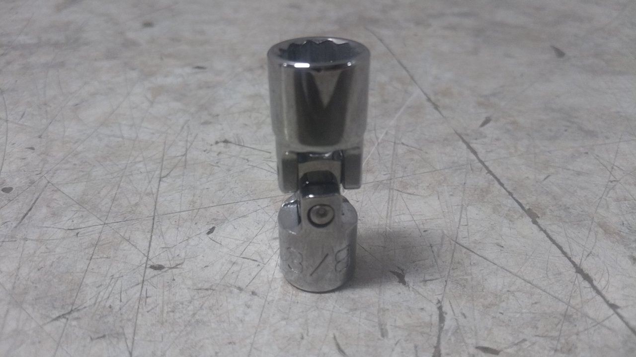 Wright Tool 207 5 Pc 1/4 to 1/2 In Socket Size 12 Point Flex Socket Set