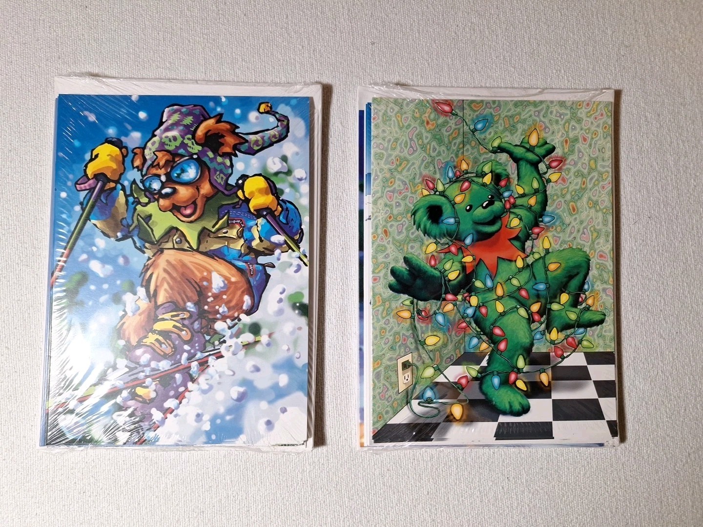 Grateful Dead Greetings 1996 RARE NOS  Sealed 2 Packs Christmas Cards