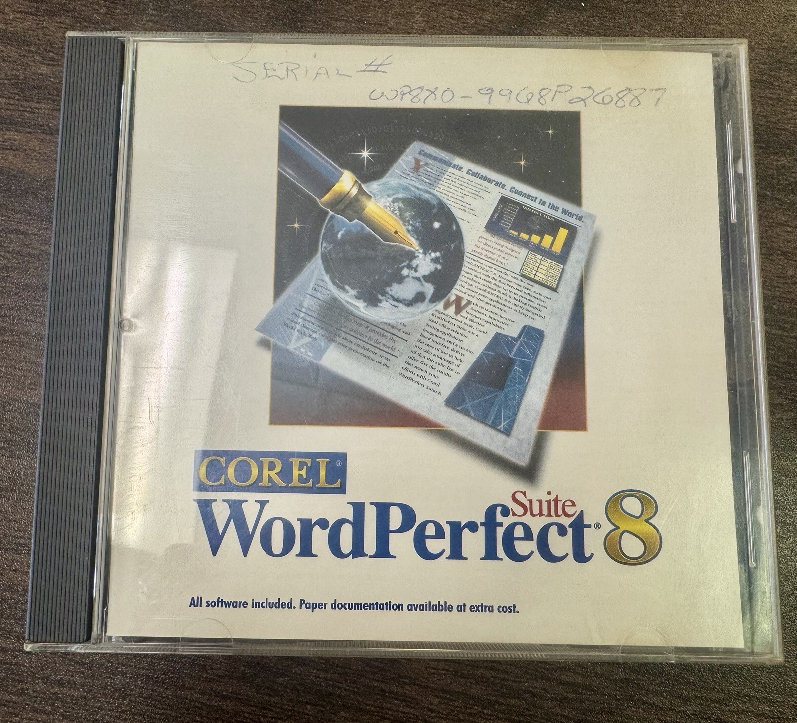 Corel Word Perfect Suite 8 Software CD Windows 1997