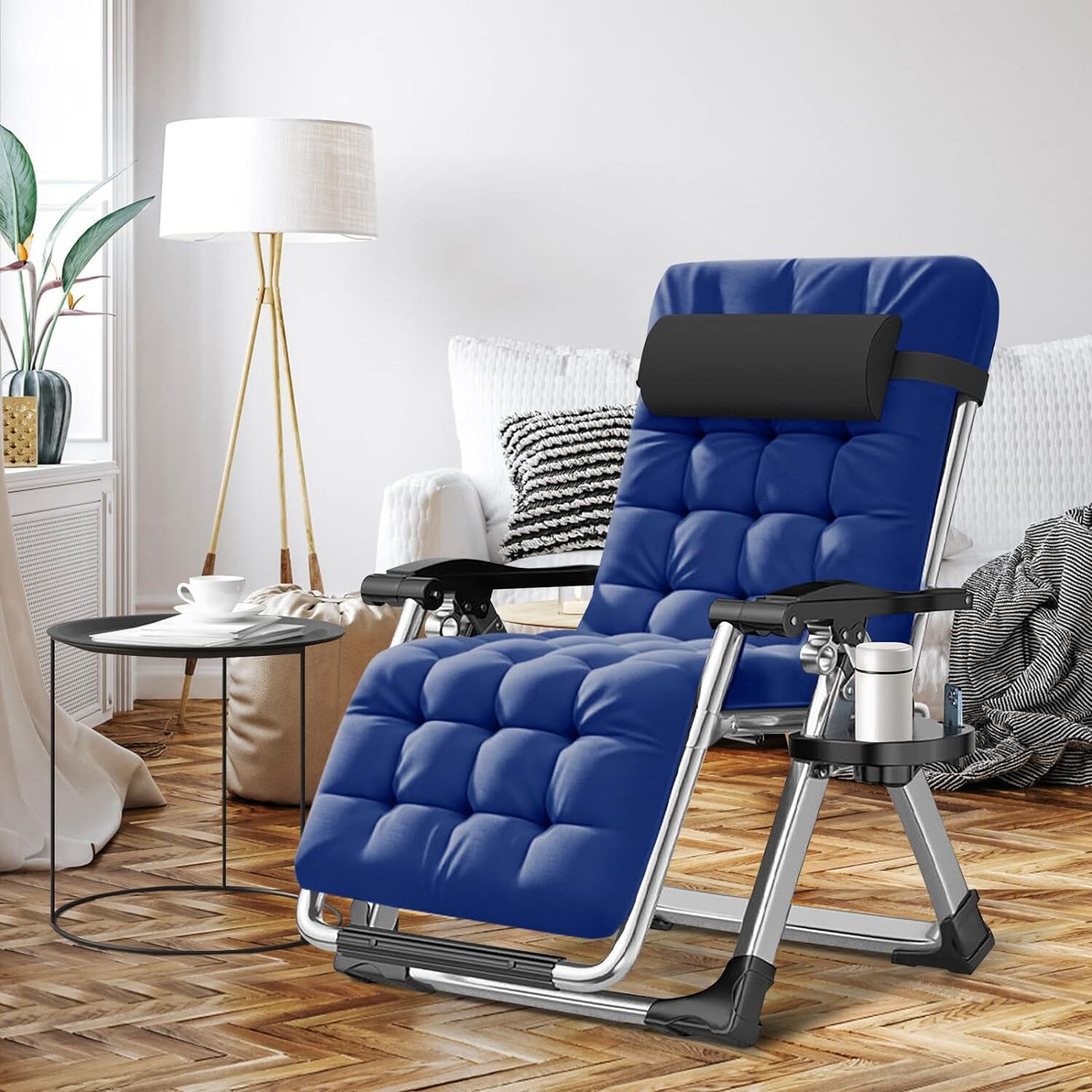 MOPHOTO Zero Gravity Chair Recliner Chaise Lounge & Mattress for Outdoor Indoor