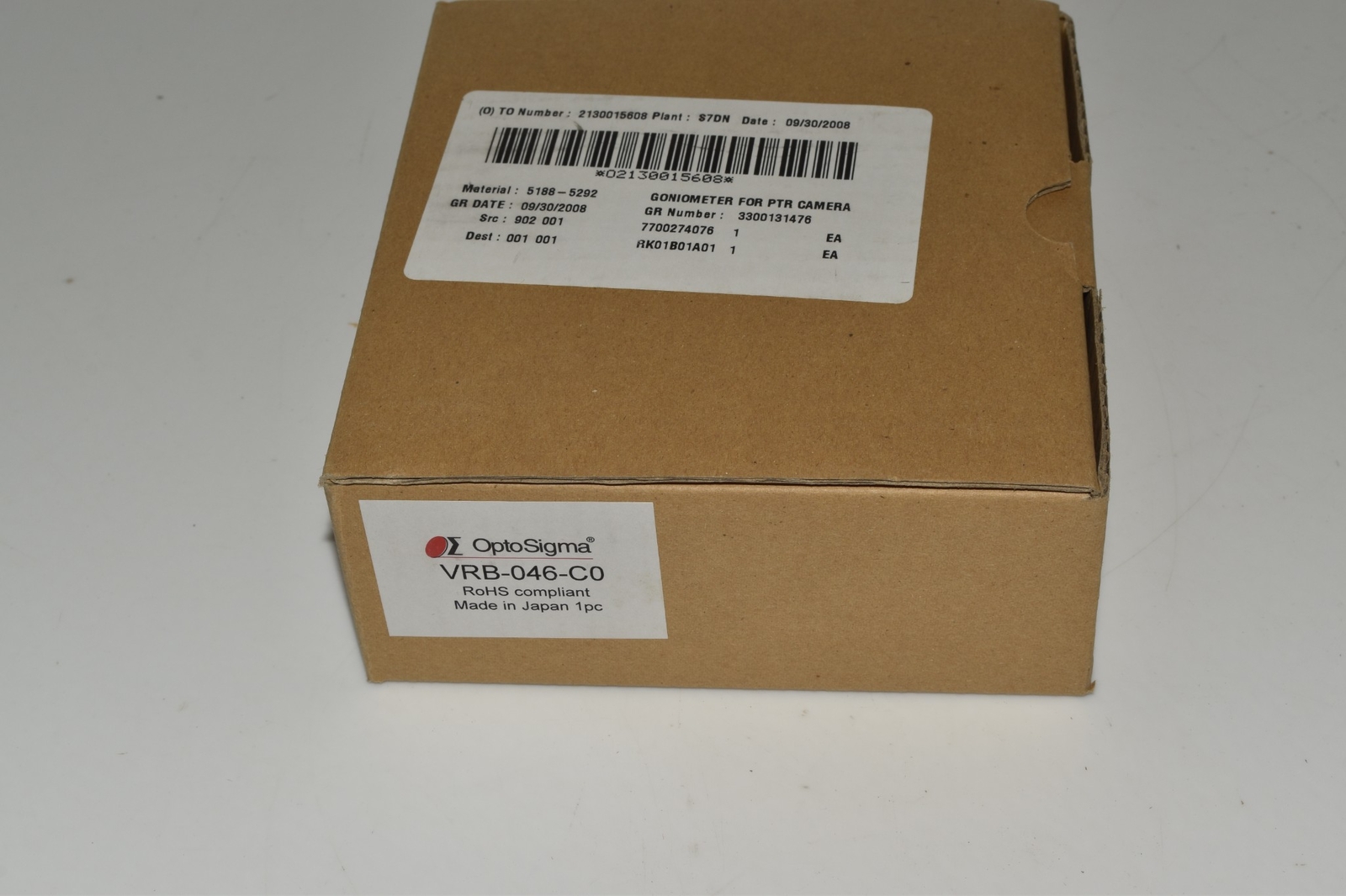 *LL* OptoSigma VRB-046-C0 Goniometer for PTR Camera -- New  (SNF46)
