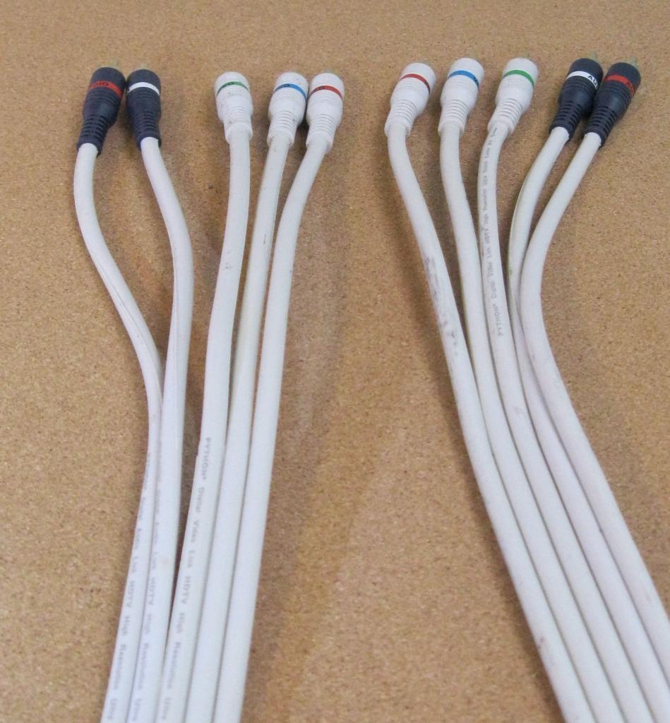 5 PLUG MALE VIDEO  STEREN CABLE PYTHON DIGITAL AUDIO LINK HIGH RES ULTRA SHIELD