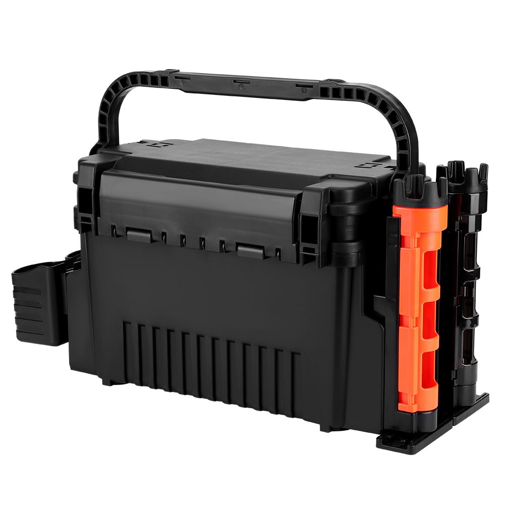 2 Tier Fishing Tackle Box Fishing Gear Box 11 L Adjustable Fishing Accessories