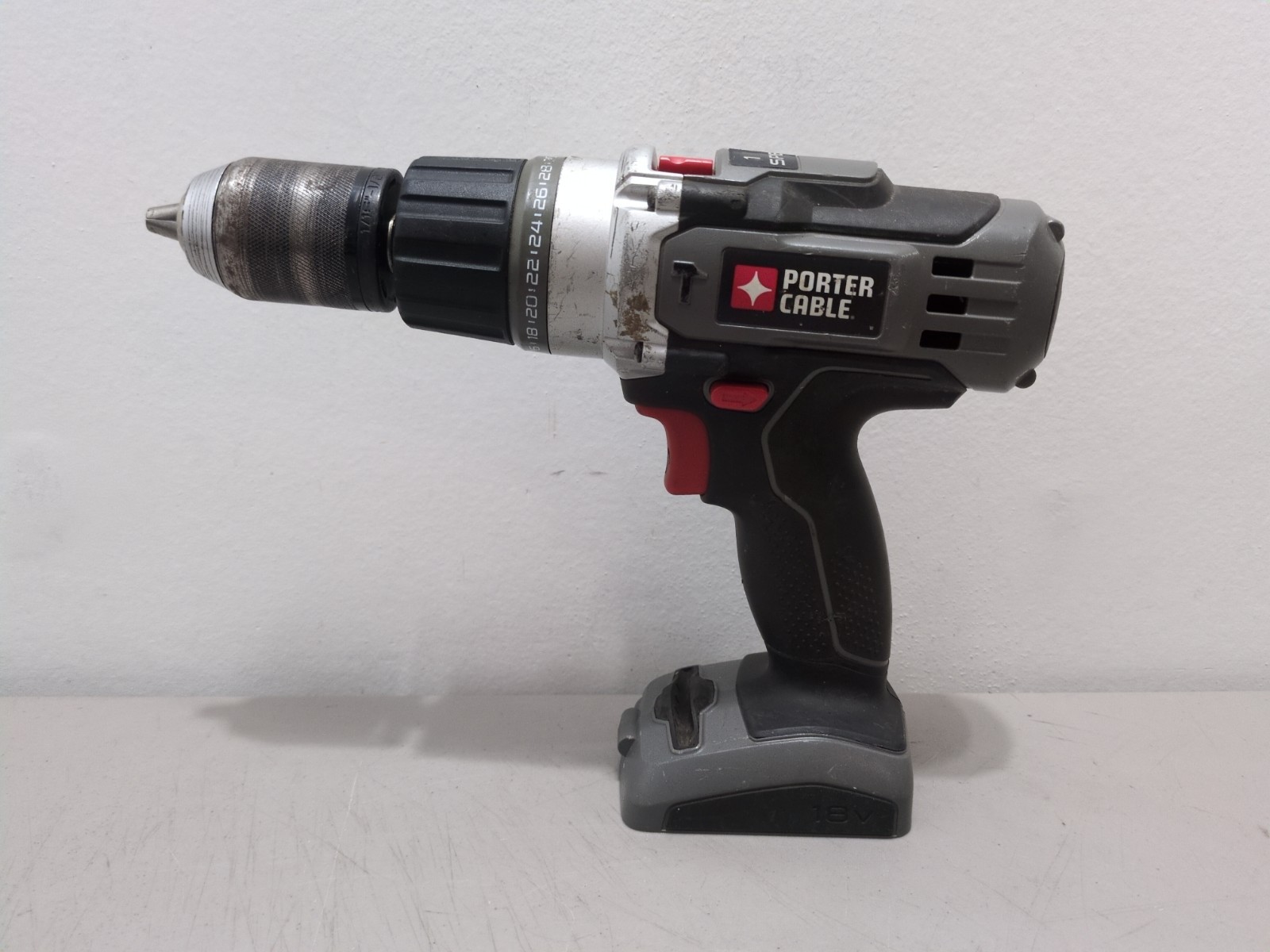 Porter Cable 18V 1/2" Hammer Drill Driver PC1800HD HI/LO 1600RPM Tested (Video)
