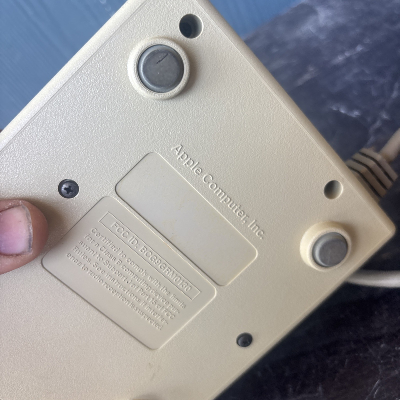 Apple M0130 400K External Disk Drive 3.5" Floppy Disk Drive - Untested As Is
