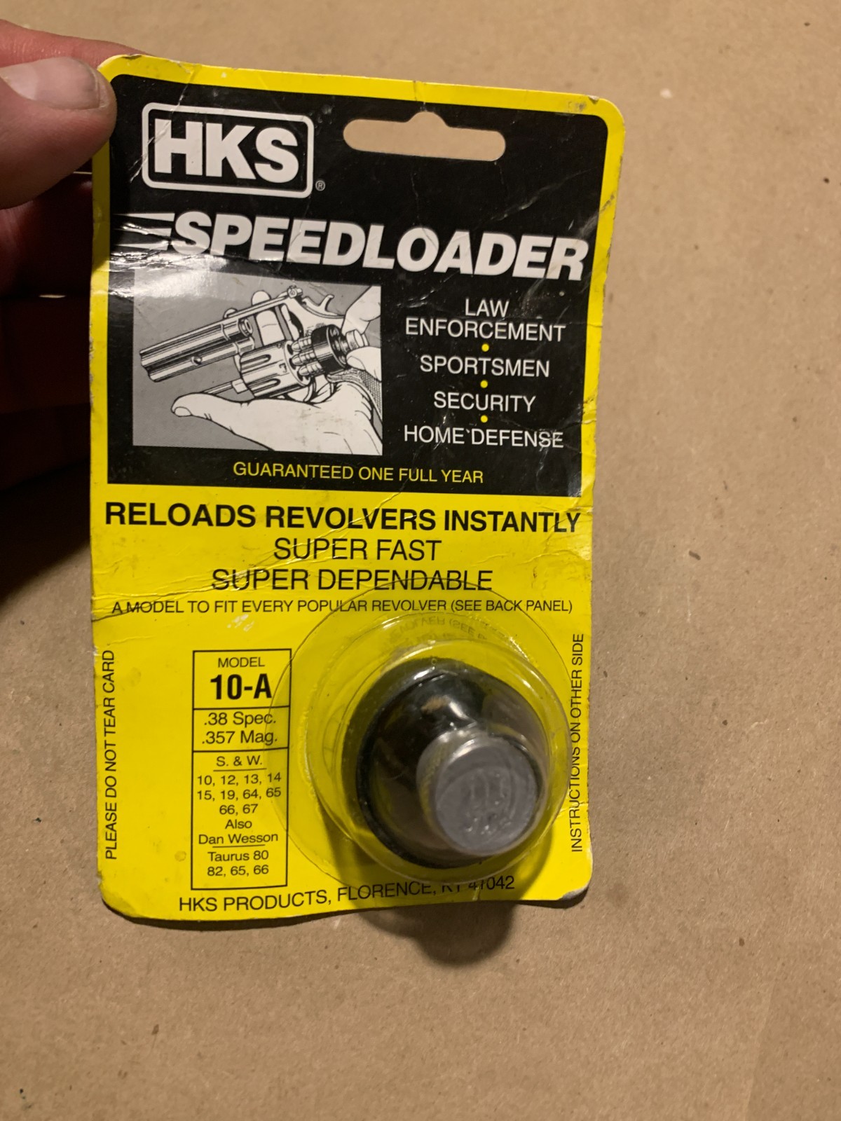 HKS Model 10A Speedloader S&W 6 shot 38/357