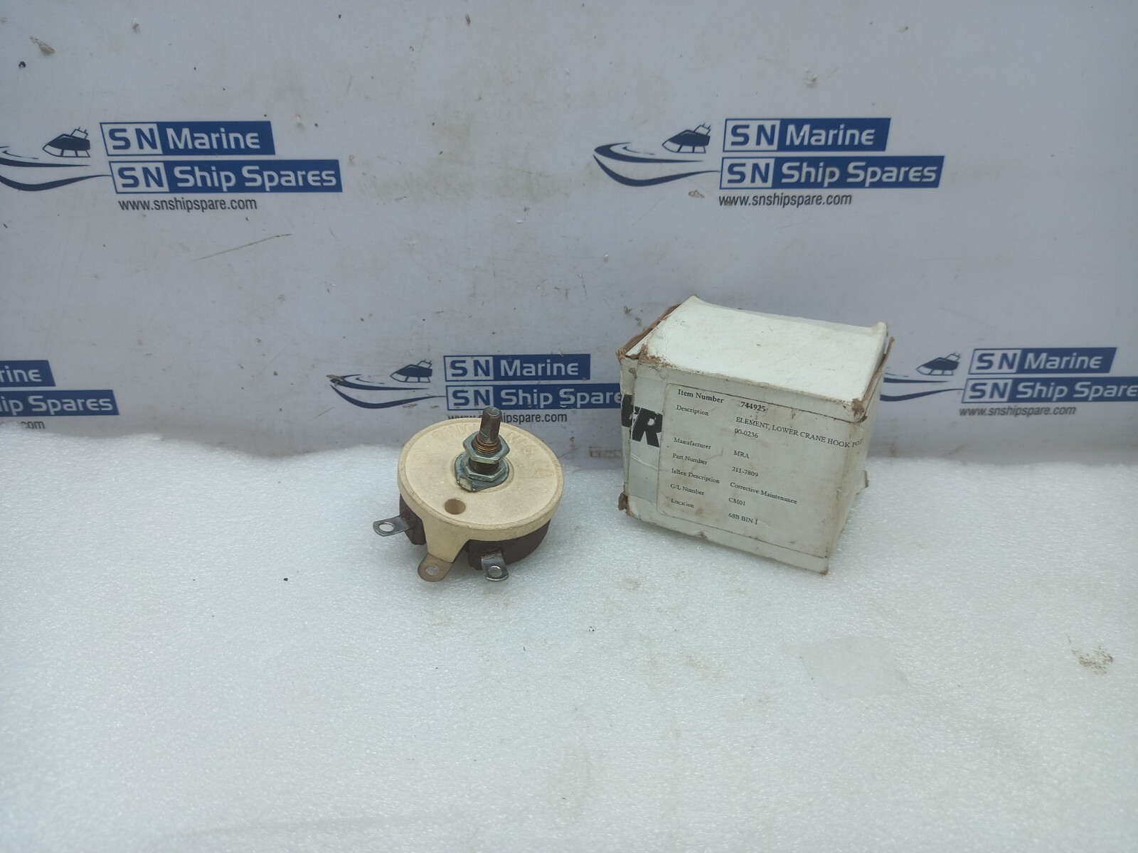 Ohmite J-5000-F2-CT OHMS 10% Element LeTourNeau 211-7809 Lower