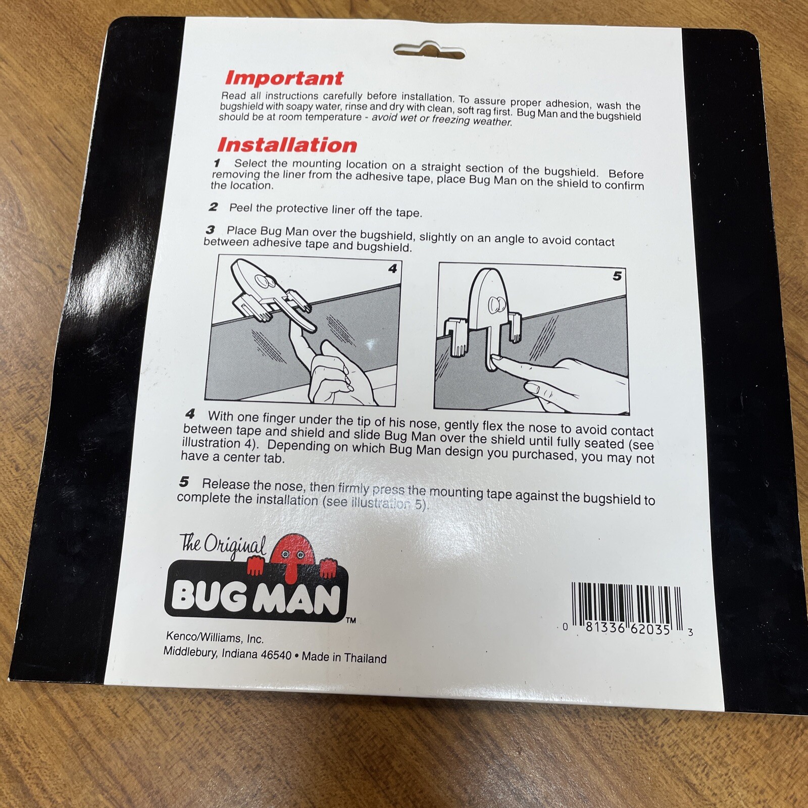 Kenco BUG MAN PURPLE BUG MANIA Kilroy Was Here BugMania Stone Deflector