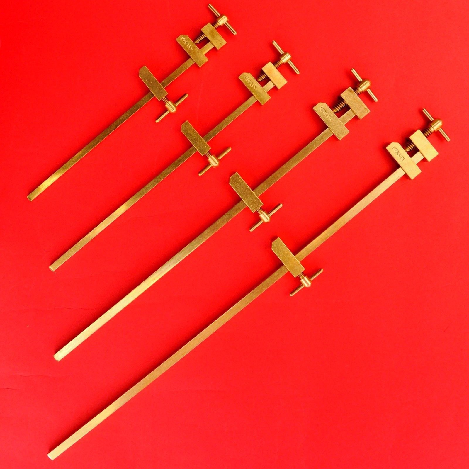 KAKURI Hatagane Brass Japan traditional bar clamps DIY 150mm 180mm 240mm 300mm